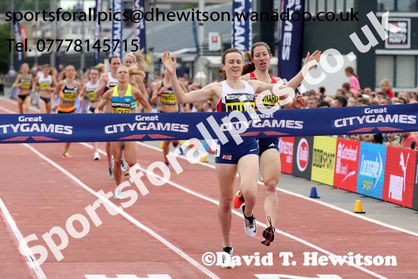 Womens one mile, The Great North CityGames. Photos: David T. Hewitson/Sports for All Pics